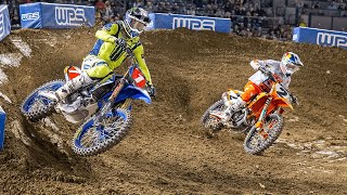 Supercross Round 2 450SX Highlights  Oakland CA RingCentral Coliseum  Feb 18 2023 [upl. by Byers]