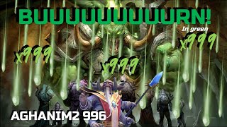 【Aghanim 2 996】Underlord  Difficulty 6  FUN  Q Build Burn [upl. by Golden]