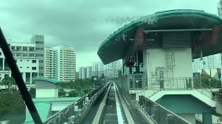 Punggol lrt ride from Punggol to Punggol west loop [upl. by Ddat12]