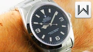 Rolex Oyster Perpetual Explorer 14270 Luxury Watch Review [upl. by Nedmac741]