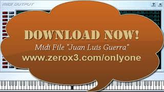 Guavaberry  Juan Luis Guerra  Midi File OnlyOne [upl. by Ahseenat]