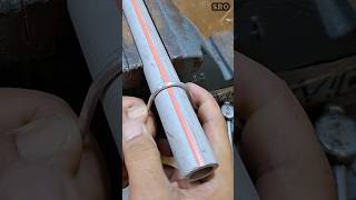 DIY PIPE CLAMP howto tutorial shorts lifehacks [upl. by Nanji]