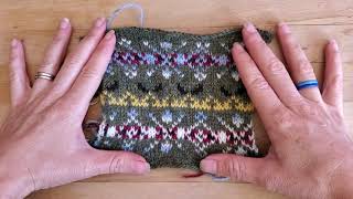 Tutoriel Tricot  Le Jacquard Fair Isle Knitting [upl. by Ellesirg428]