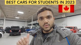 STUDENTS CAN BUY THESE CARS IN CANADA 2023  CARS FOR STUDENTS IN CANADA  MR PATEL [upl. by Nappie902]