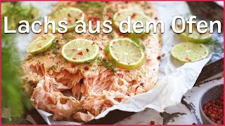 Super saftiger Lachs aus dem Ofen  REZEPT  eatde [upl. by Nalek137]