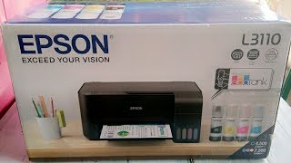 Epson L3110 Printer setup Bangla [upl. by Nnod]