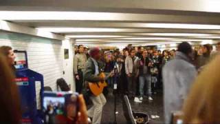 Oasis  Wonderwall Paris metro station Cover [upl. by Nelloc578]