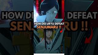 How was Uryu ABLE TO DEFEAT Senjumarus in Her Bankai bleach bleachanime anime [upl. by Ysus]