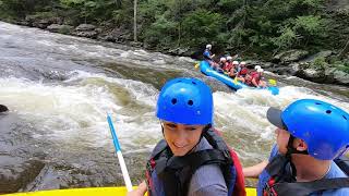 River Rat Whitewater Rafting Co Rafting the Upper Pigeon River [upl. by Petronia]