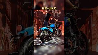 Royal Enfield Shotgun 650 Exhaust Sound  BikeWale shorts shotgun650 [upl. by Polad]