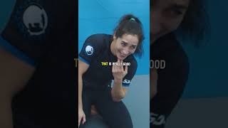 UFC Veronica Hardy tries to teach Nina Drama jiujitsu LOL ufc shorts mma [upl. by Enybor]