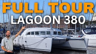 £135000 Yacht Full Tour  Lagoon 380 Catamaran Owners Edition [upl. by Cohin]