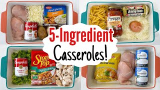 5INGREDIENT Super Quick amp EASY Casserole Dinner Recipes  Best Oven Baked Meals  Julia Pacheco [upl. by Branscum673]