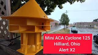 Mini ACA Cyclone 125 Siren Test  Hilliard OH  Alert X2 [upl. by Dugas]