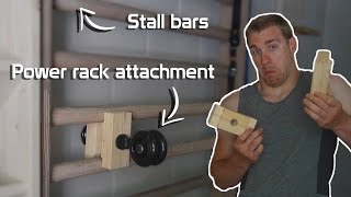 How to add Power Rack Attachments on Stall Bars  DIY build [upl. by Eyahc]