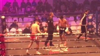 Khalid El Moukadam vs Ismael El Otmani TKO [upl. by Ahseym607]