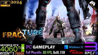 Fracture PC Gameplay  RPCS3  Full Playable  PS3 Emulator  4k60FPS  2024 Latest [upl. by Travis]