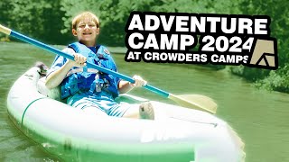 ADVENTURE CAMP 2024  Crowders Camps [upl. by Aihsein]