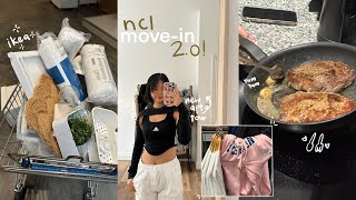 newcastle movein vlog 20 new apartment tour ikea again making yummy food year 2 [upl. by Siver]