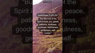 Galatians 52223  Fruits of the Spirit New Testament faithinspiration bibleverse religion [upl. by Essile839]