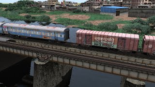 DUSTY ICF COACHES COUPLED BY DUSTY FRIEGHT BCNHL  INDIAN TRAIN SIMULATOR 2024 [upl. by Azilef]