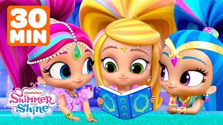 Shimmer and Shine Rescue Magical Genie Books 📚 w Leah  30 Minute Compilation  Shimmer and Shine [upl. by Jala]