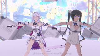 【Honkai Impact 3rd X Danmachi X VRChat MMD／FULLHD】Kiana Kaslana HoFi Hestia【Likey】 [upl. by Yenffad865]