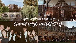 cambridge university term vlog 🍂💐🌲✨📚 studying law formals with friends admiring nature [upl. by Otcefrep720]