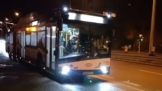 PKT Gdynia  Solaris Trollino 18 IV electric 3256  linia 2711 🎶Lovely Emit🎶 [upl. by Cykana]