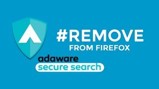 How to remove Lavasoft Adaware Secure Search from Windows Firefox Browser [upl. by Eekaz]