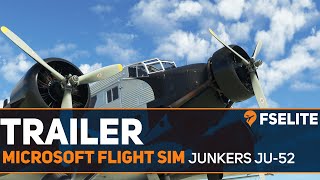 Microsoft Flight Simulator Junkers JU52  Official Trailer Gamescom 2021 [upl. by Inhoj]