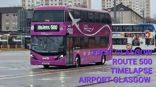 Route 500 Timelapse airportglasgow [upl. by Cornelle888]