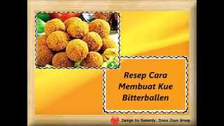 Resep Cara Membuat Kue Bitterballen [upl. by Lyrehs]