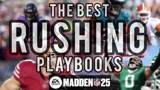 The Top Rushing Playbooks In Madden 25 For Quick Sim madden25 [upl. by Aros]