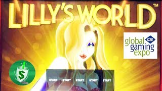 G2E2017 Novomatic  Secret of the Ankh Lillys World Burning Sky Olivers Bar slot machines [upl. by Iramaj403]