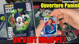 Panini Foot 2024  ON VEUT MBAPPE 🔥  Ouverture de cartes [upl. by Aisset]