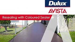 Dulux Avista Resealing with Coloured Sealer [upl. by Bronson]