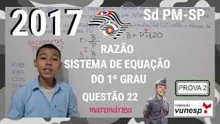 Sd PM SP 2017 Prova 2 Questão 22 [upl. by Steen777]