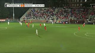 Joran Gerbet NCAA Soccer Highlights Clemson v Providence  11242024 [upl. by Renelle475]