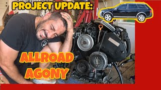 ALLROAD PROJECT UPDATE Jumpstarting progress on a car Doug DeMuro called quotTHE SECOND WORST EVERquot [upl. by Ennovaj]