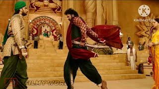 BaahubaliHeadCutSceneDevasenaFingerCuttingSceneBahubaliBollywood viralvideo movie [upl. by Hailey675]