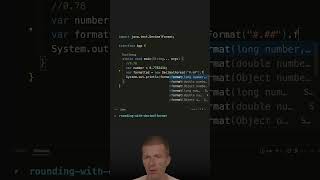 Rounding a Double With a Formatter DecimalFormat java shorts [upl. by Onit954]