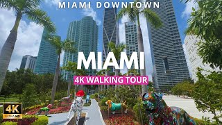 MIAMI Downtown Bayside Walk 4K Discovering Miamis Bayfront Marvels Bayside Marketplace [upl. by Ashby283]