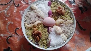 Tunisian Assidat zgougou recipe وصفة عصيدة زقوقو التونسية [upl. by Nylsor]