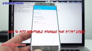 How to Enable Adoptable Storage on Samsung Galaxy S7 Edge [upl. by Isla]