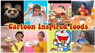 I Ate Only Cartoon Inspired Foods For 24 Hours  Full day Food Eating Vlog Tamil  INDIA [upl. by Flodnar]