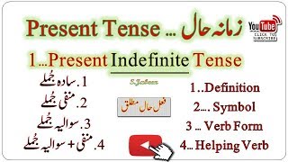 First KindType of Present Tense “Present Indefinite Tense”…By SJabeen [upl. by Ten]