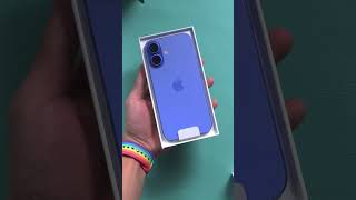 Unboxing iPhone 16 in Ultramarine Hands on iphone16 iphoneunboxing [upl. by Anitsihc687]