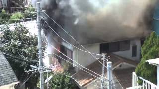 2014 9 16 東京都清瀬市一軒家の火事 [upl. by Hagood]