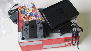 NINTENDO SWITCH amp SUPER BOMBERMAN UNBOXING  EgoWhity [upl. by Chantal911]